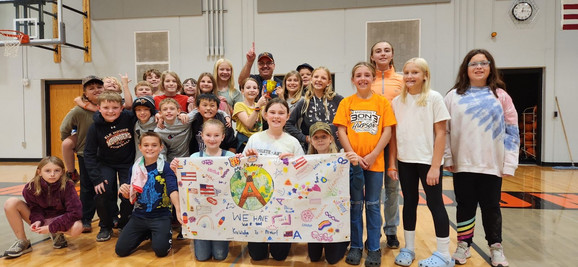 elk mound middle school students