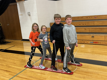 students in gym class